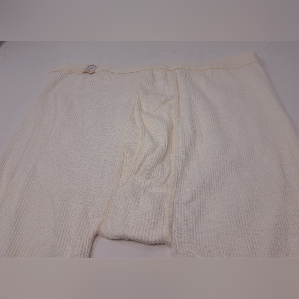 NWT Vintage 80s 90s Men's Waffle Knit Long John's Made in Canada Large 34-37" - Picture 8 of 12